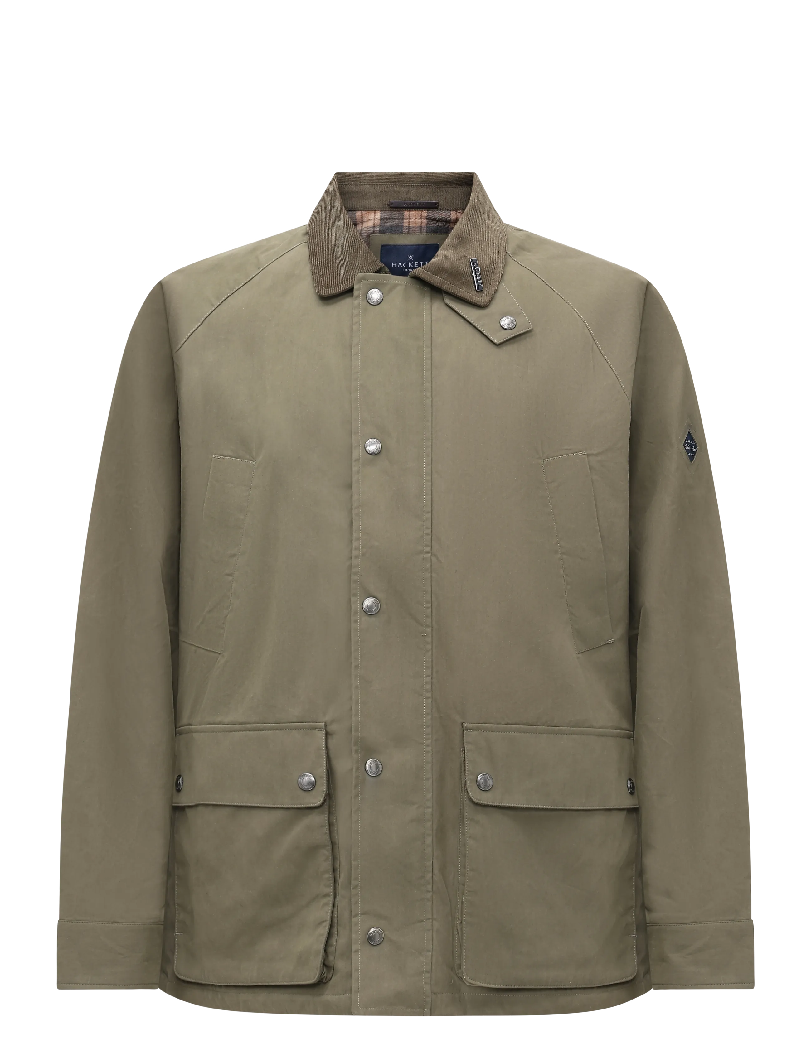Hackett London COTTON FIELD JKT - Fall jackets - OLIVE GREEN / khaki/green