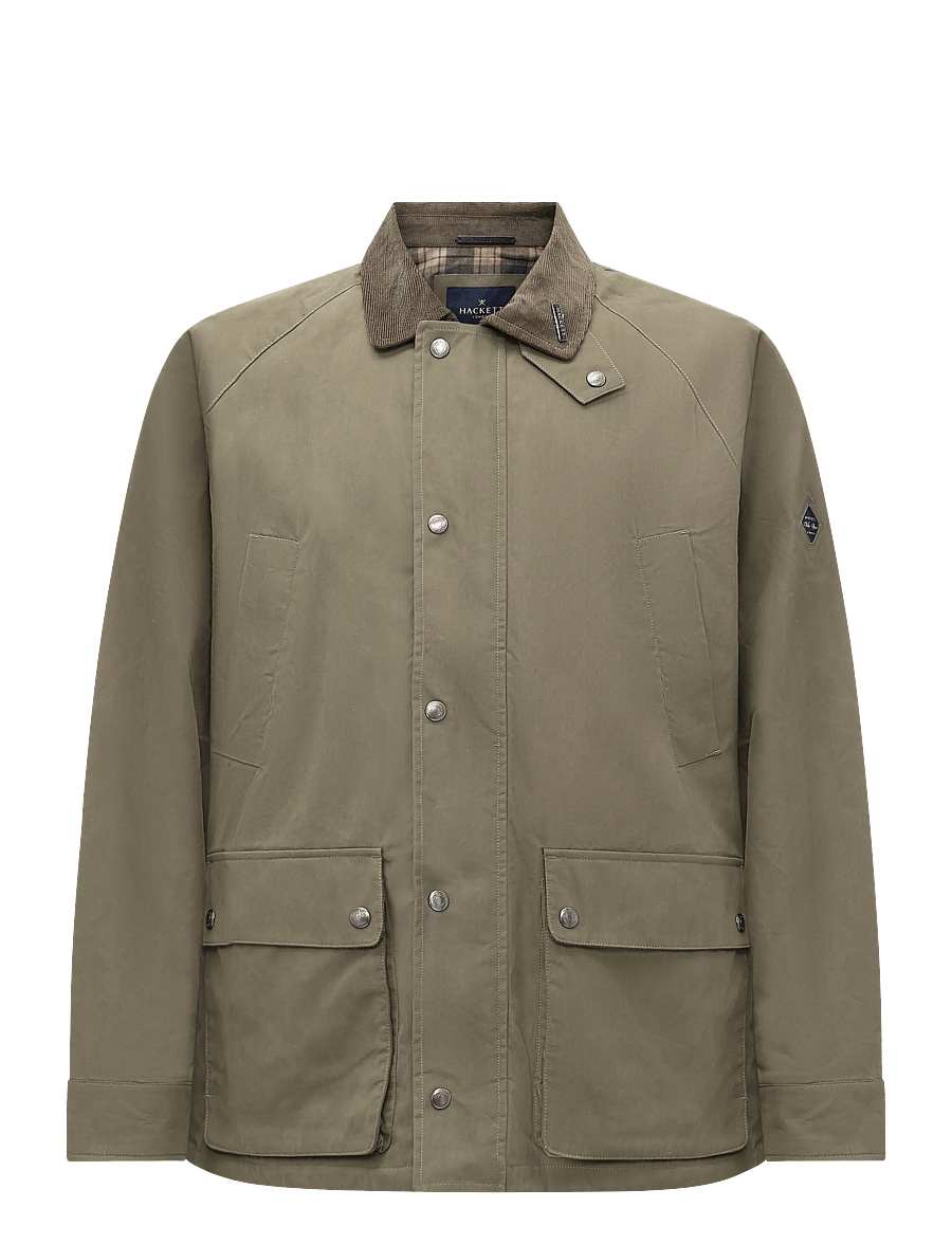 Hackett London - COTTON FIELD JKT - olive green - 0