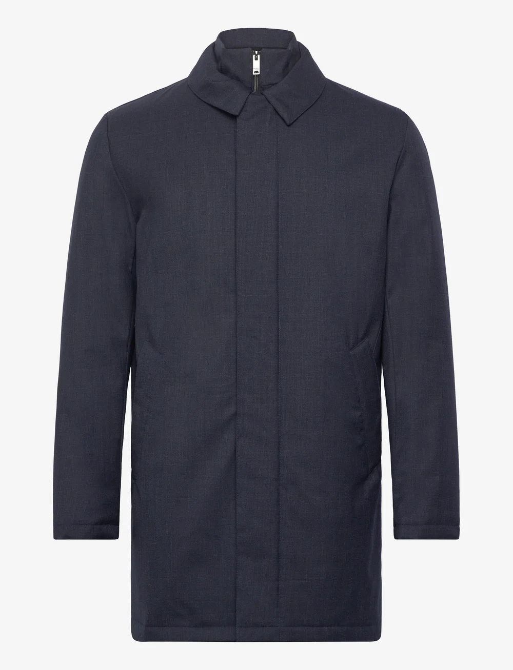 Hackett London - MELANGE PADDED MAC - winterjacken - dark blue - 0