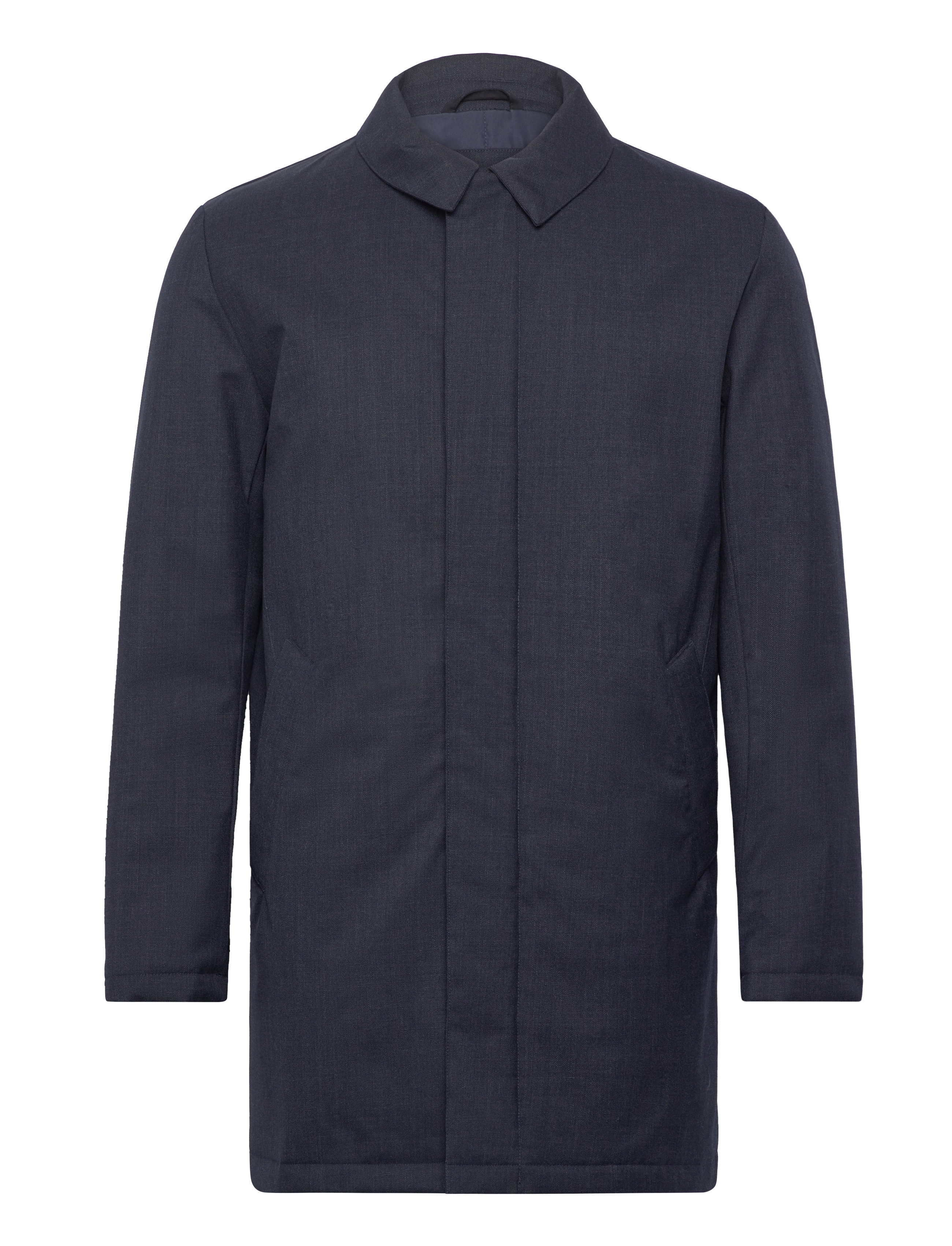 Hackett London - MELANGE PADDED MAC - dark blue - 2