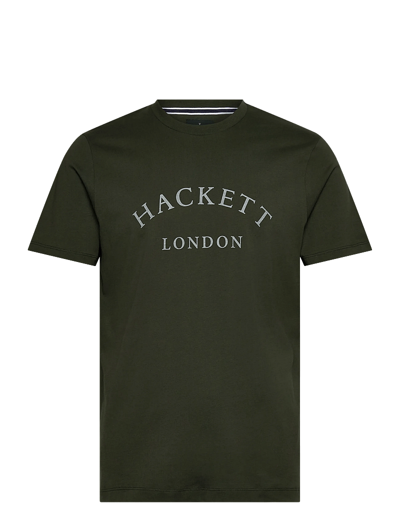 Hackett London - HERITAGE ESS TEE - kortärmade t-shirts - duck green - 0