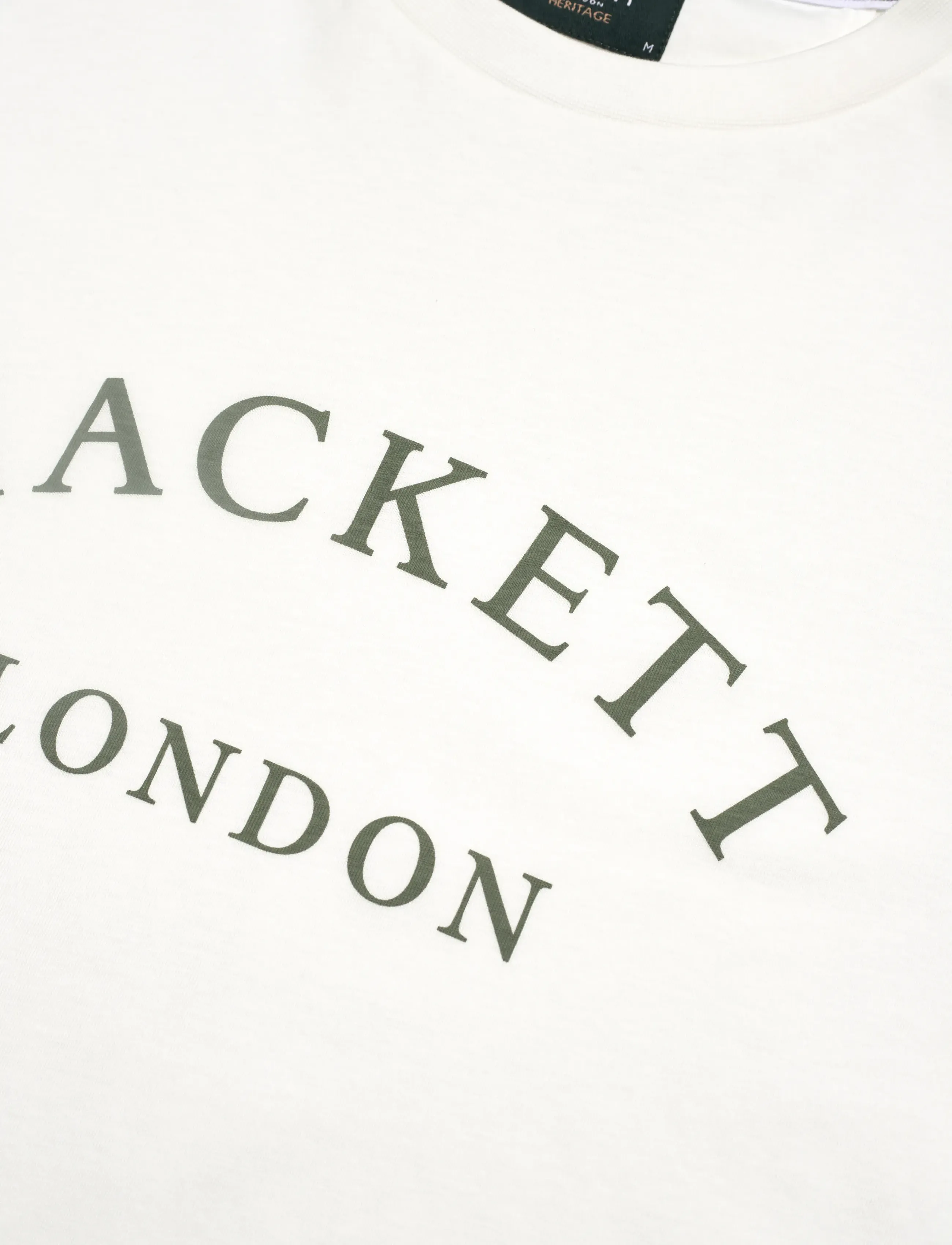 Hackett London - HERITAGE ESS TEE - krótki rękaw - off white - 2