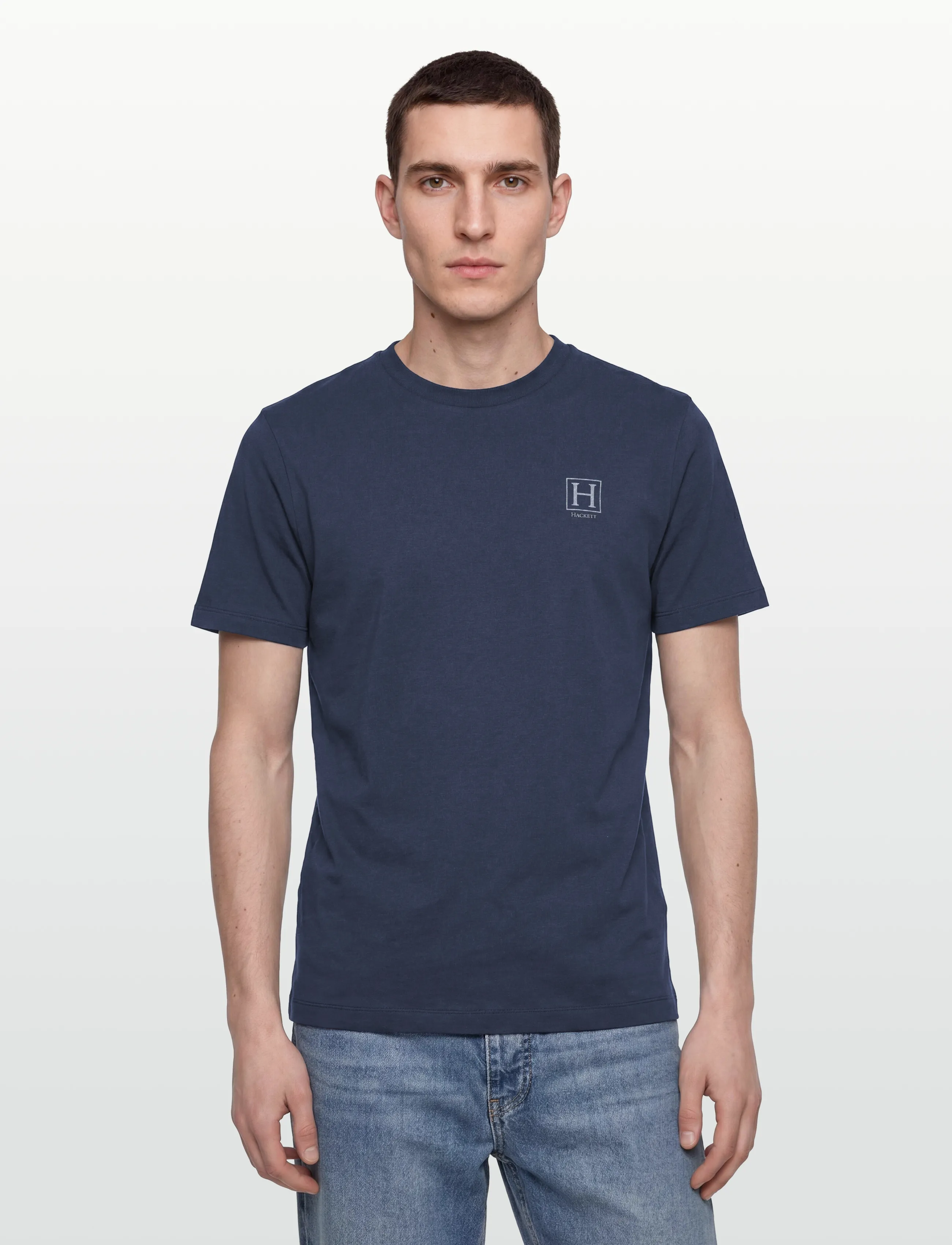 Hackett London - HERITAGE H SMALL LOGO - kurzärmelige - old navy - 3