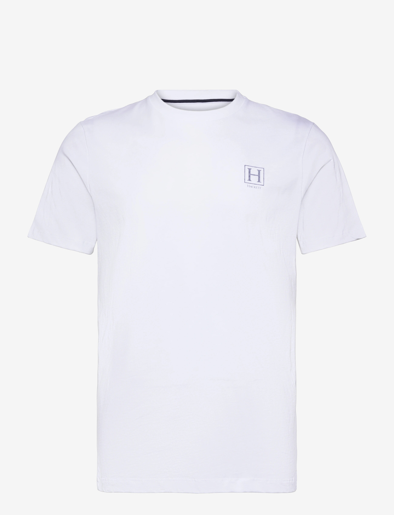 Hackett London - HERITAGE H SMALL LOGO - short-sleeved t-shirts - optic white - 1