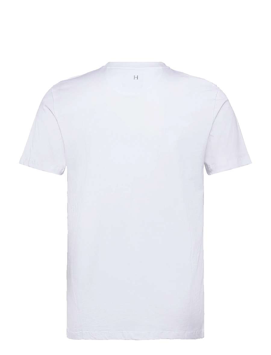 Hackett London - HERITAGE H SMALL LOGO - lühikeste varrukatega t-särgid - optic white - 2
