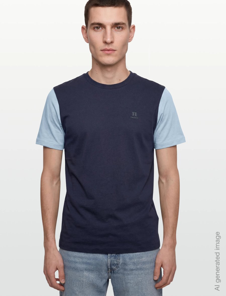 Hackett London - HERITAGE H MULTI TEE - lühikeste varrukatega t-särgid - old navy - 3