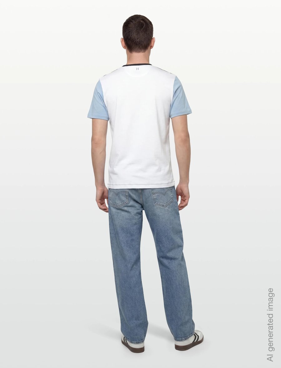 Hackett London - HERITAGE H MULTI TEE - lühikeste varrukatega t-särgid - old navy - 4