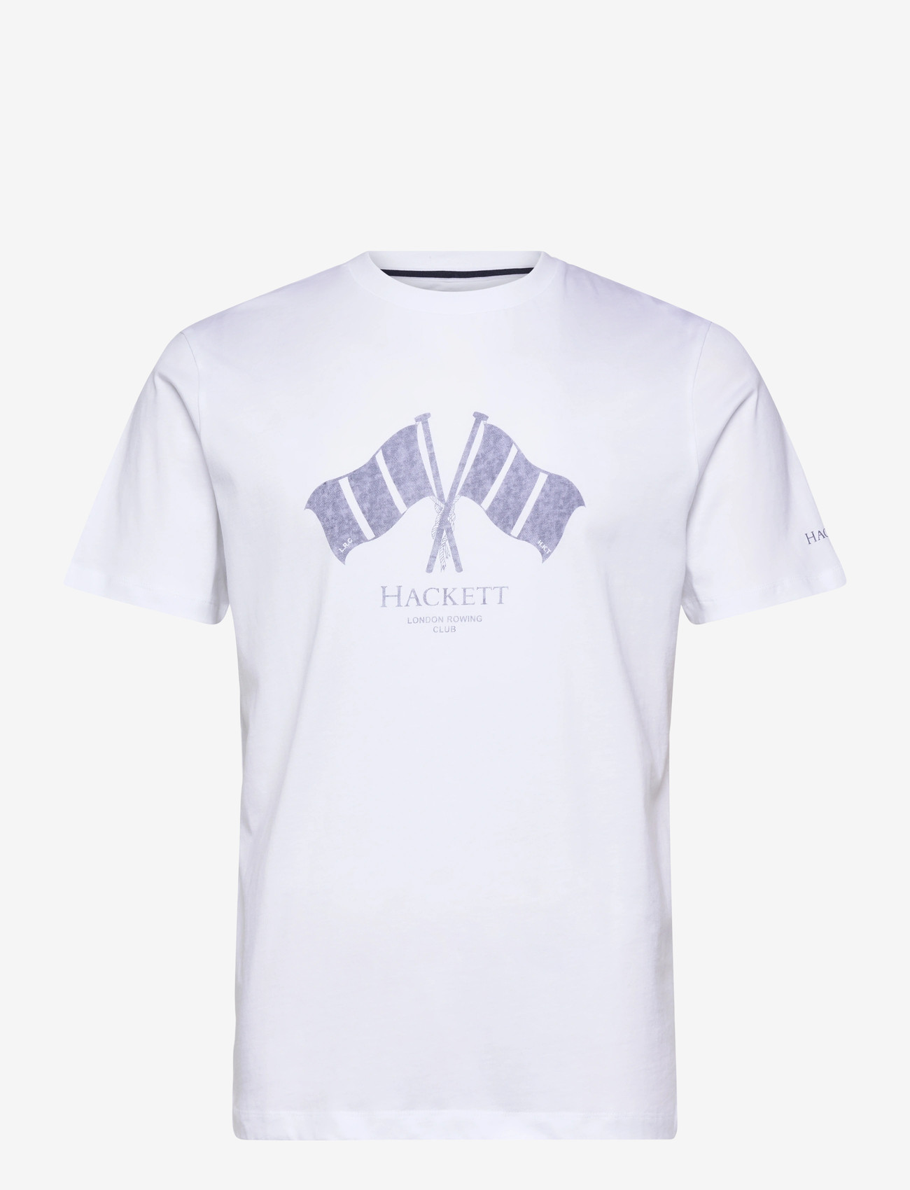 Hackett London - HERITAGE LRC FLAG TEE - kurzärmelige - optic white - 0