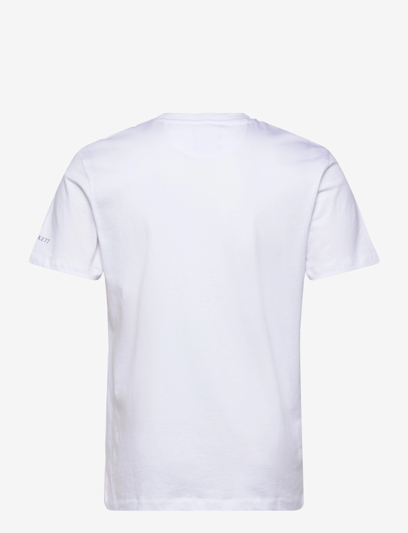 Hackett London - HERITAGE LRC FLAG TEE - kurzärmelige - optic white - 1