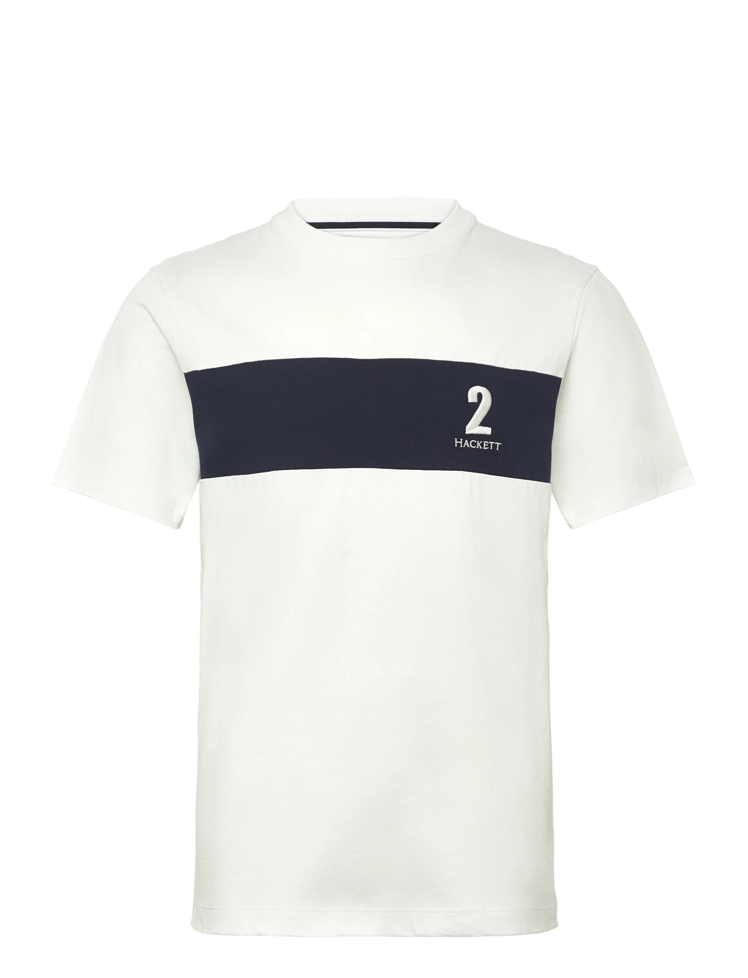 HACKETT LONDON Heritage Nbr Panel T Cream - XXL - Herren