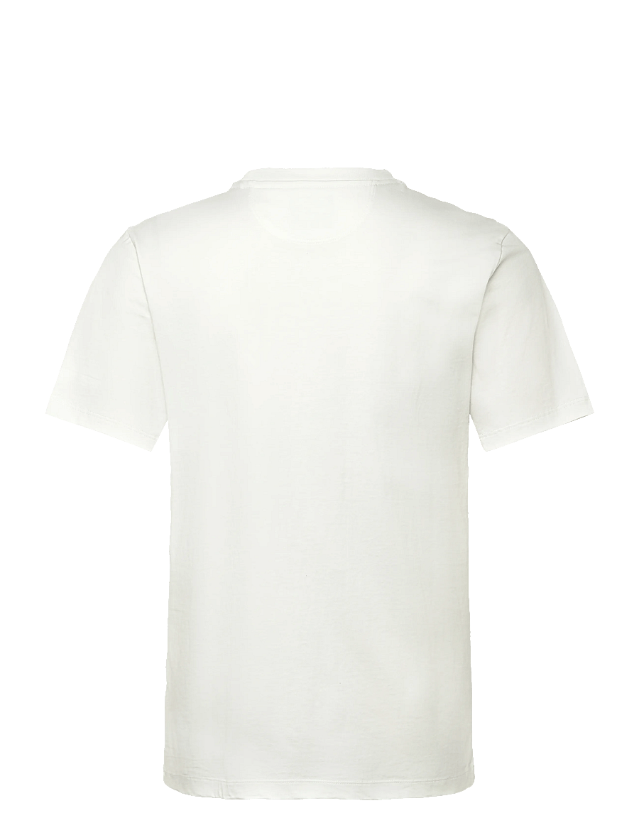 Hackett London - HERITAGE NBR PANEL T - lühikeste varrukatega t-särgid - off white - 2