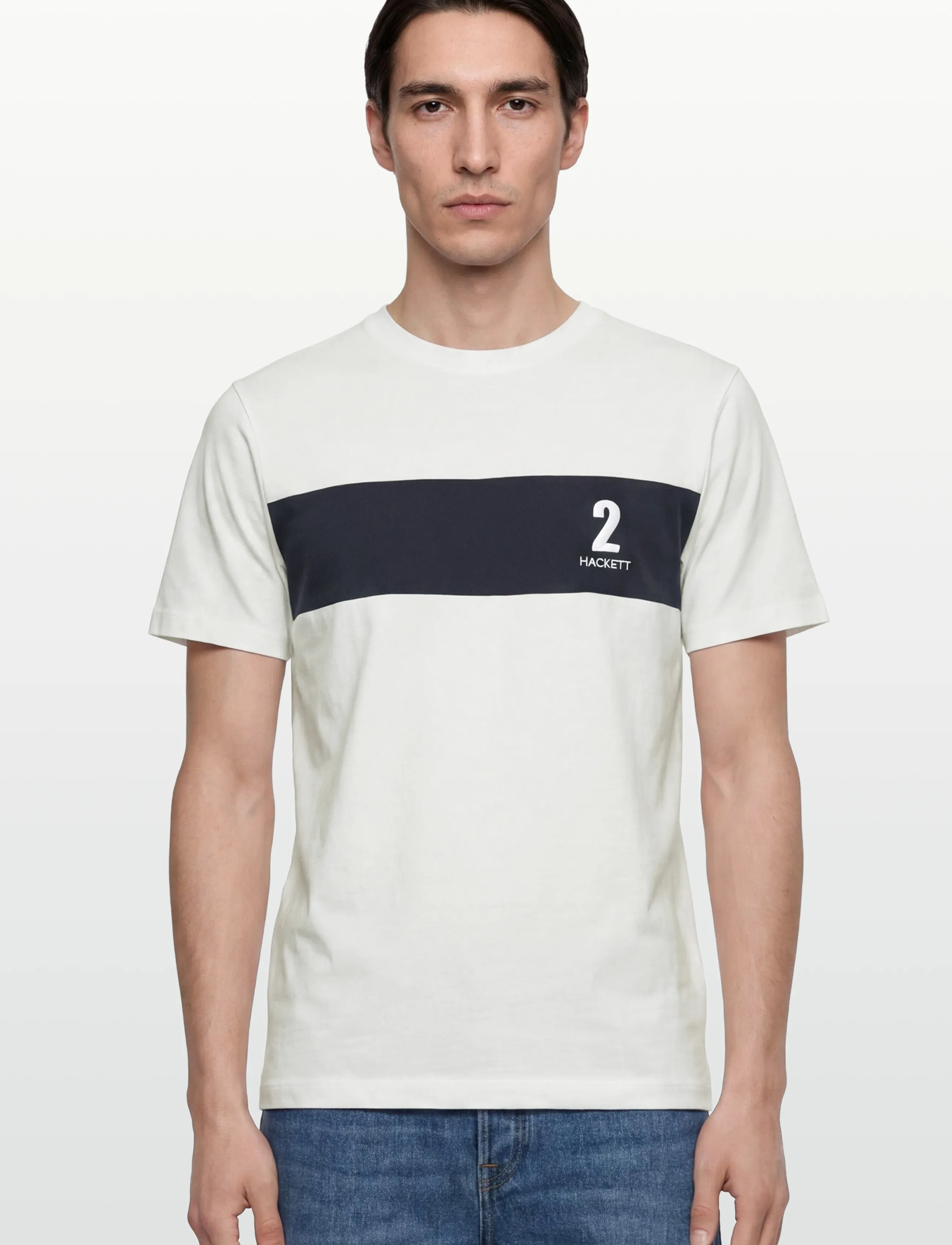 Hackett London - HERITAGE NBR PANEL T - geburtstagsgeschenke - off white - 3