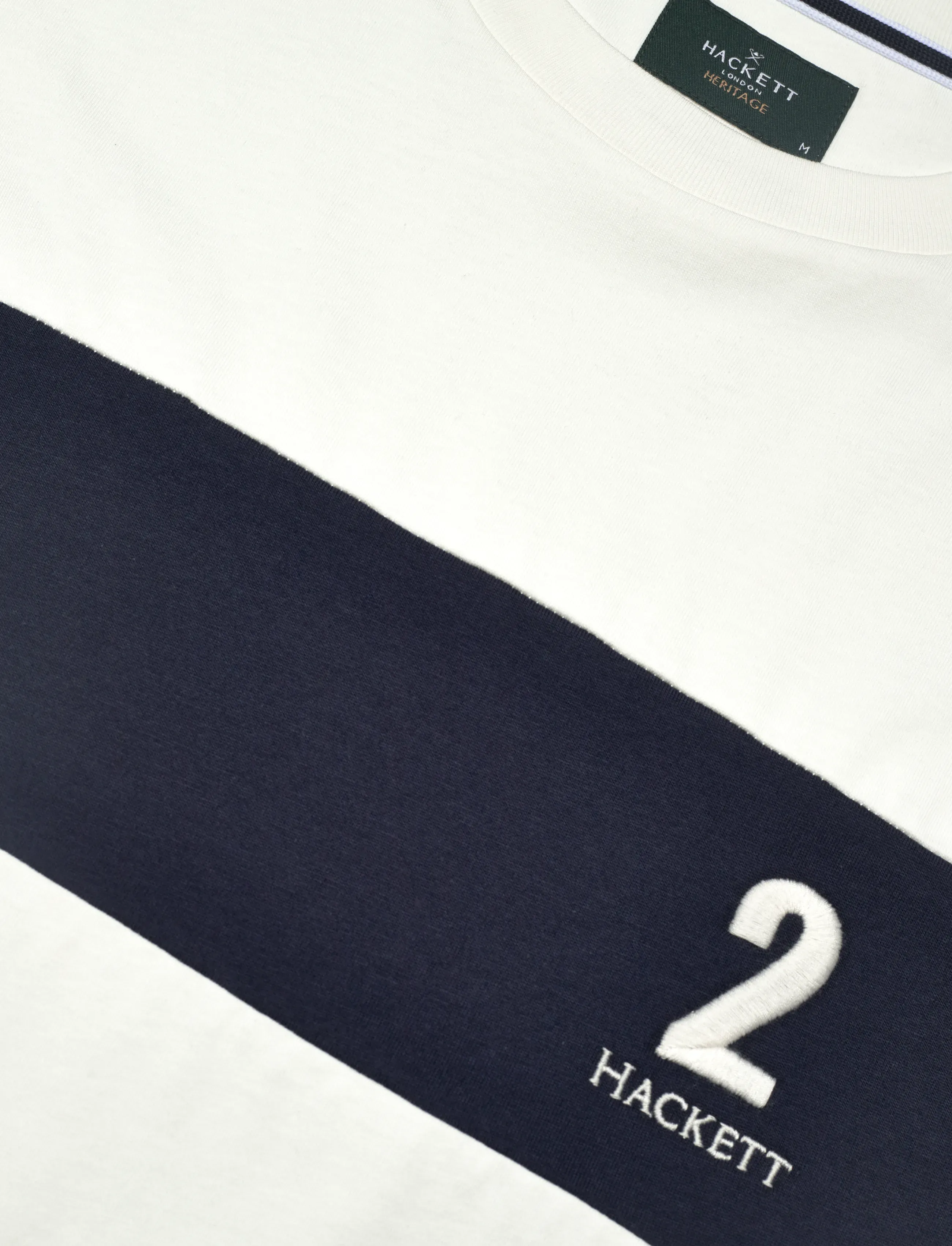 Hackett London - HERITAGE NBR PANEL T - geburtstagsgeschenke - off white - 5