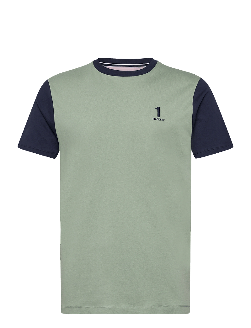 Hackett London - HERITAGE NBR MULTI T - kurzärmelig - sage green - 0