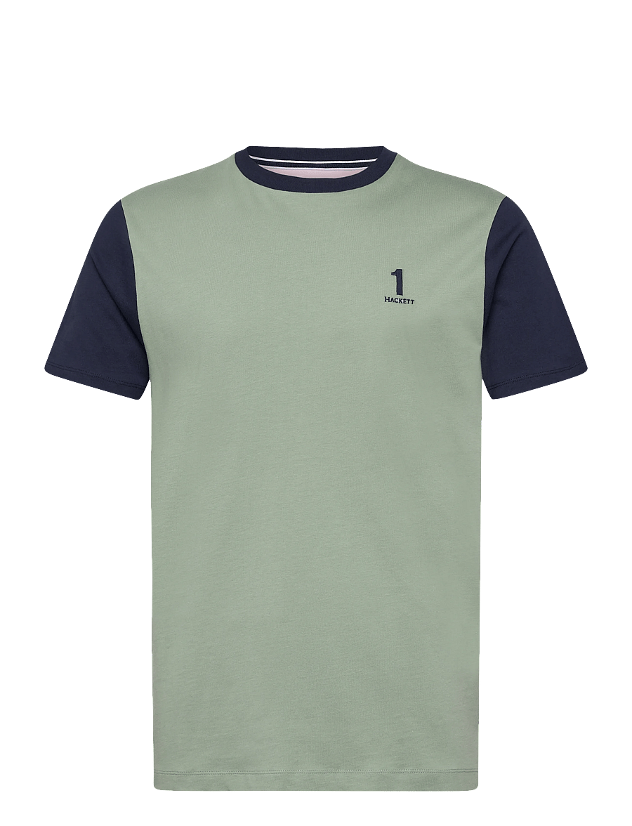 Hackett London - HERITAGE NBR MULTI T - kurzärmelig - sage green - 1