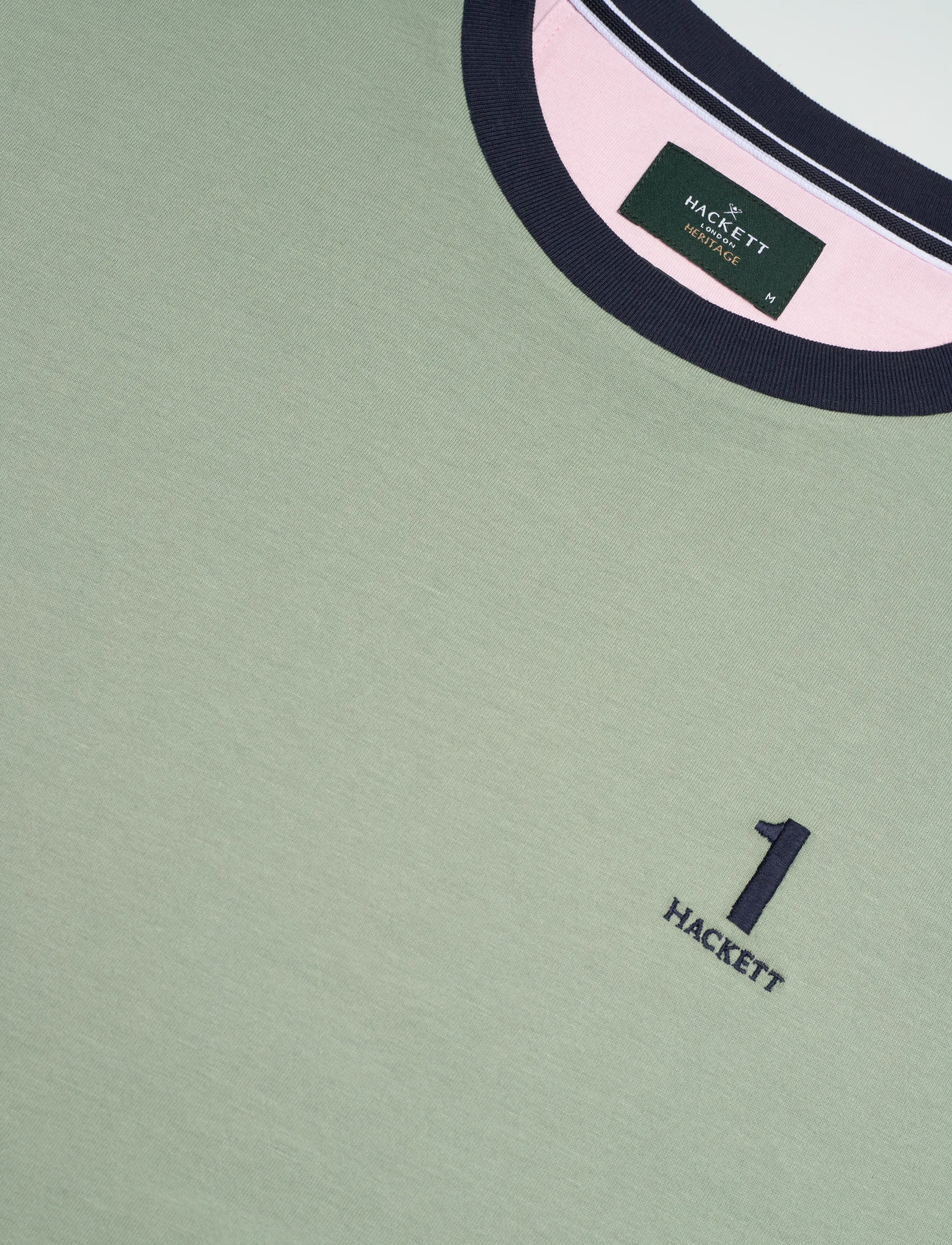 Hackett London - HERITAGE NBR MULTI T - syntymäpäivälahjat - sage green - 5