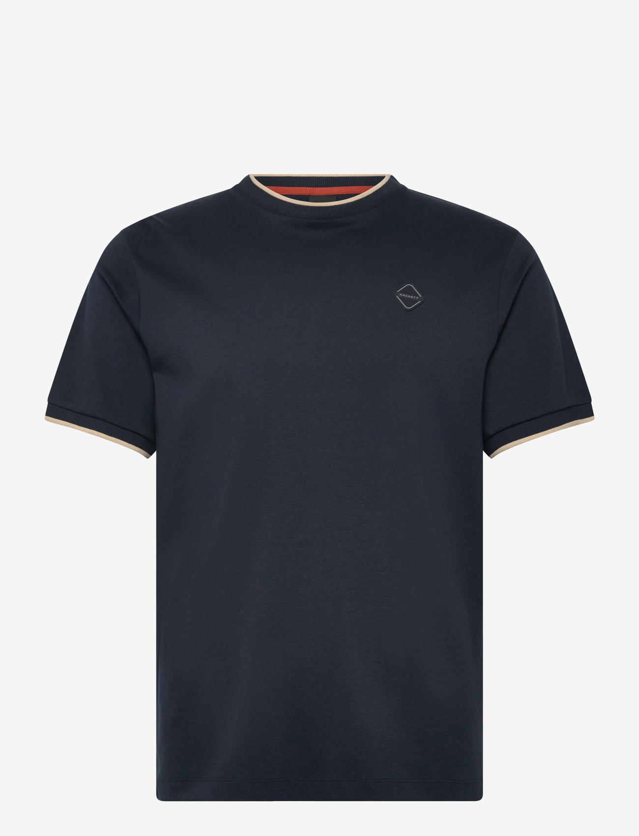 Hackett London - HS BADGE TEE - t-shirts - navy - 0