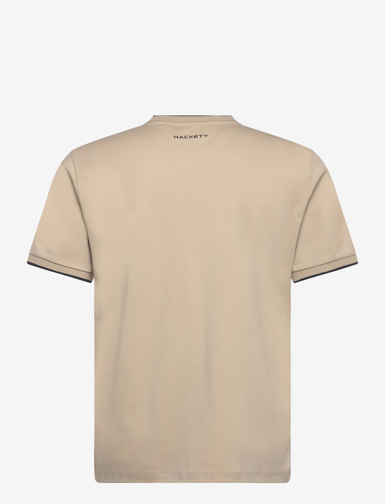 Hackett London - HS BADGE TEE - lühikeste varrukatega t-särgid - stone beige - 1