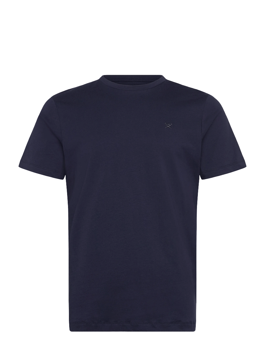 Hackett London - SS LOGO TEE - lühikeste varrukatega t-särgid - ink blue - 1