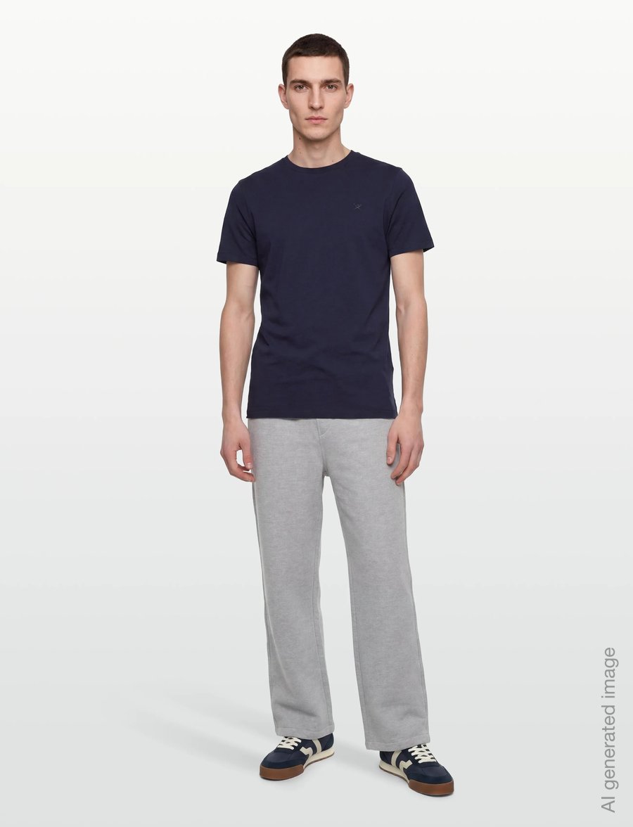 Hackett London - SS LOGO TEE - lühikeste varrukatega t-särgid - ink blue - 0