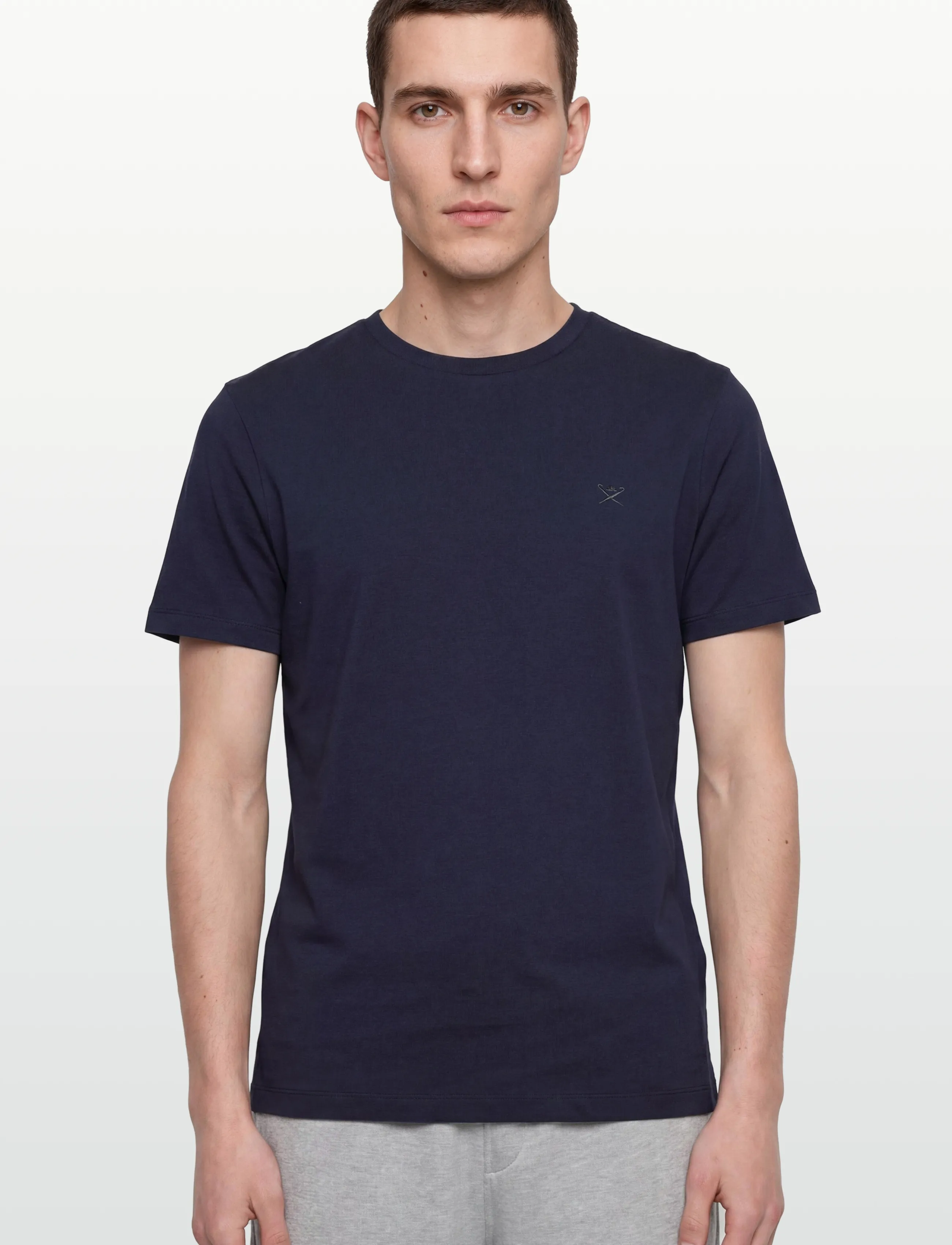 Hackett London - SS LOGO TEE - kortärmade t-shirts - ink blue - 3