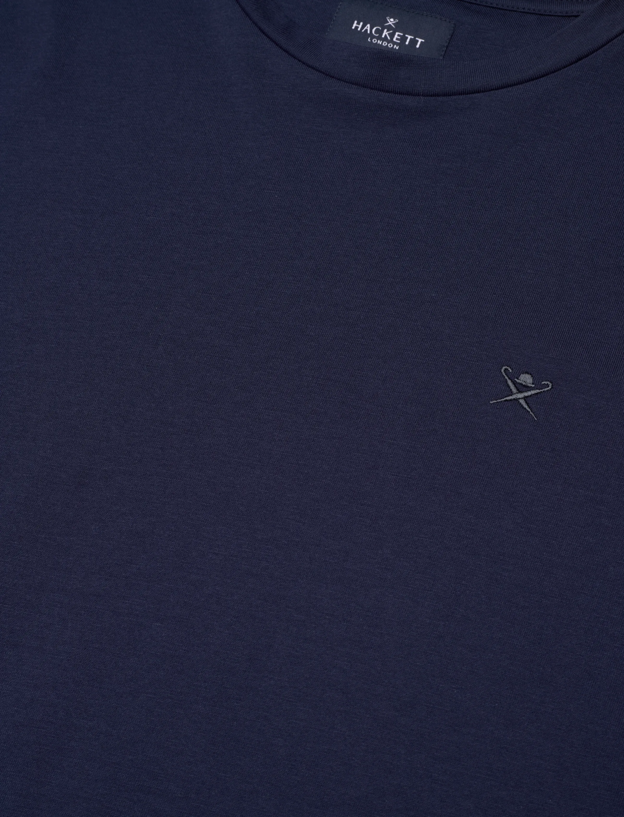 Hackett London - SS LOGO TEE - kortärmade t-shirts - ink blue - 5