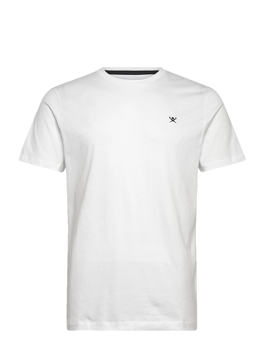 Hackett London - SS LOGO TEE - short-sleeved t-shirts - optic white - 1
