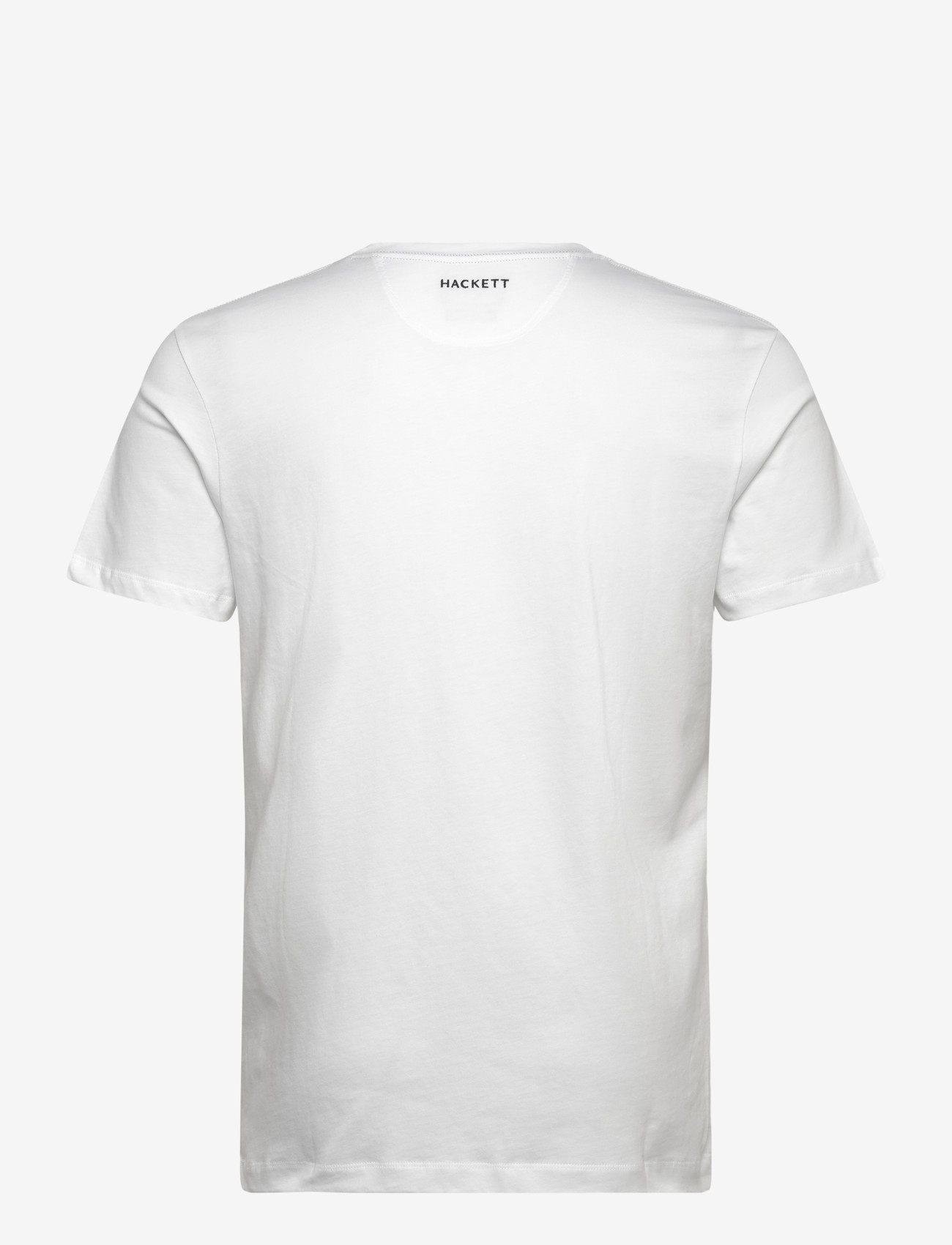 Hackett London - SS LOGO TEE - lühikeste varrukatega t-särgid - optic white - 1