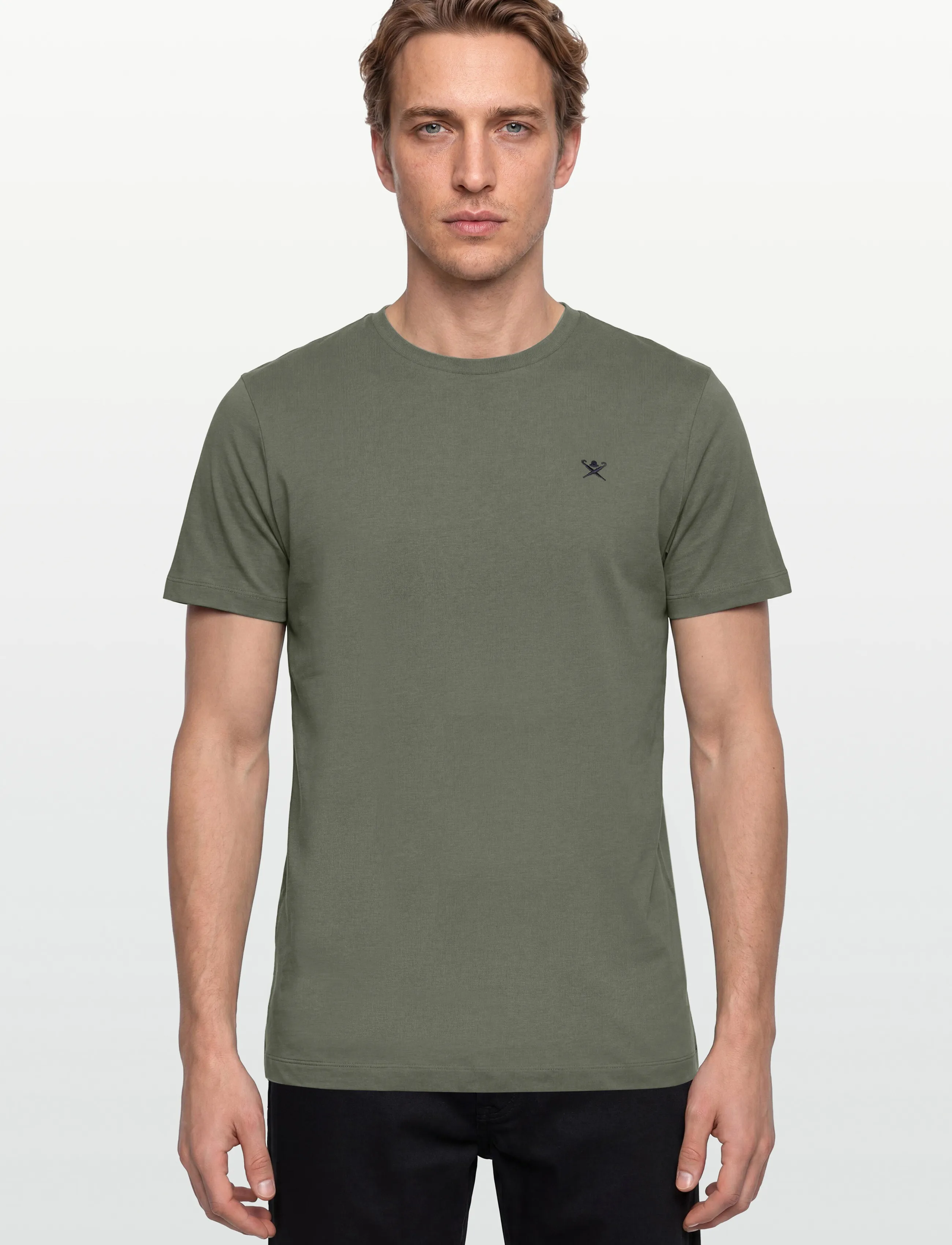 Hackett London - SS LOGO TEE - kurzärmelige - stone green - 3