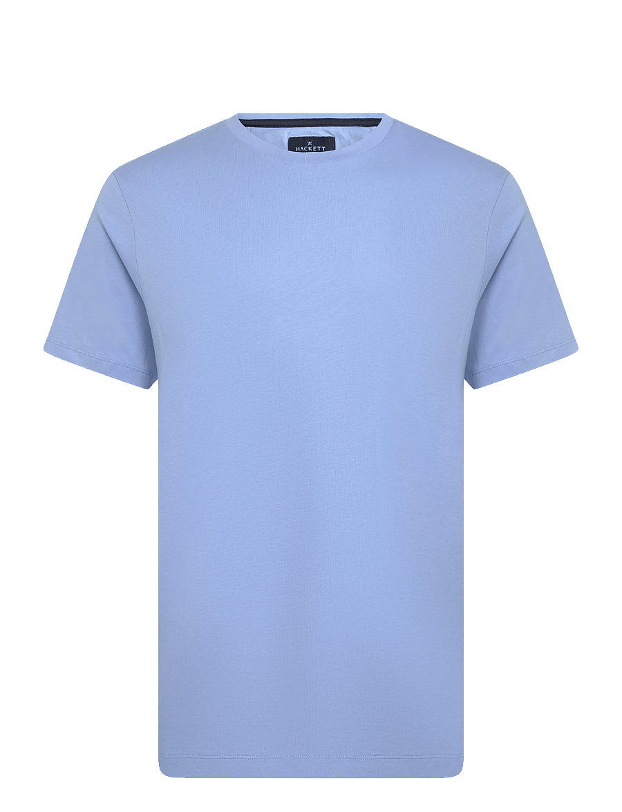 Hackett London - SS LOGO TEE - kurzärmelige t-shirts - forces blue - 0