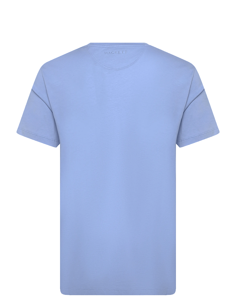 Hackett London - SS LOGO TEE - kurzärmelige t-shirts - forces blue - 1