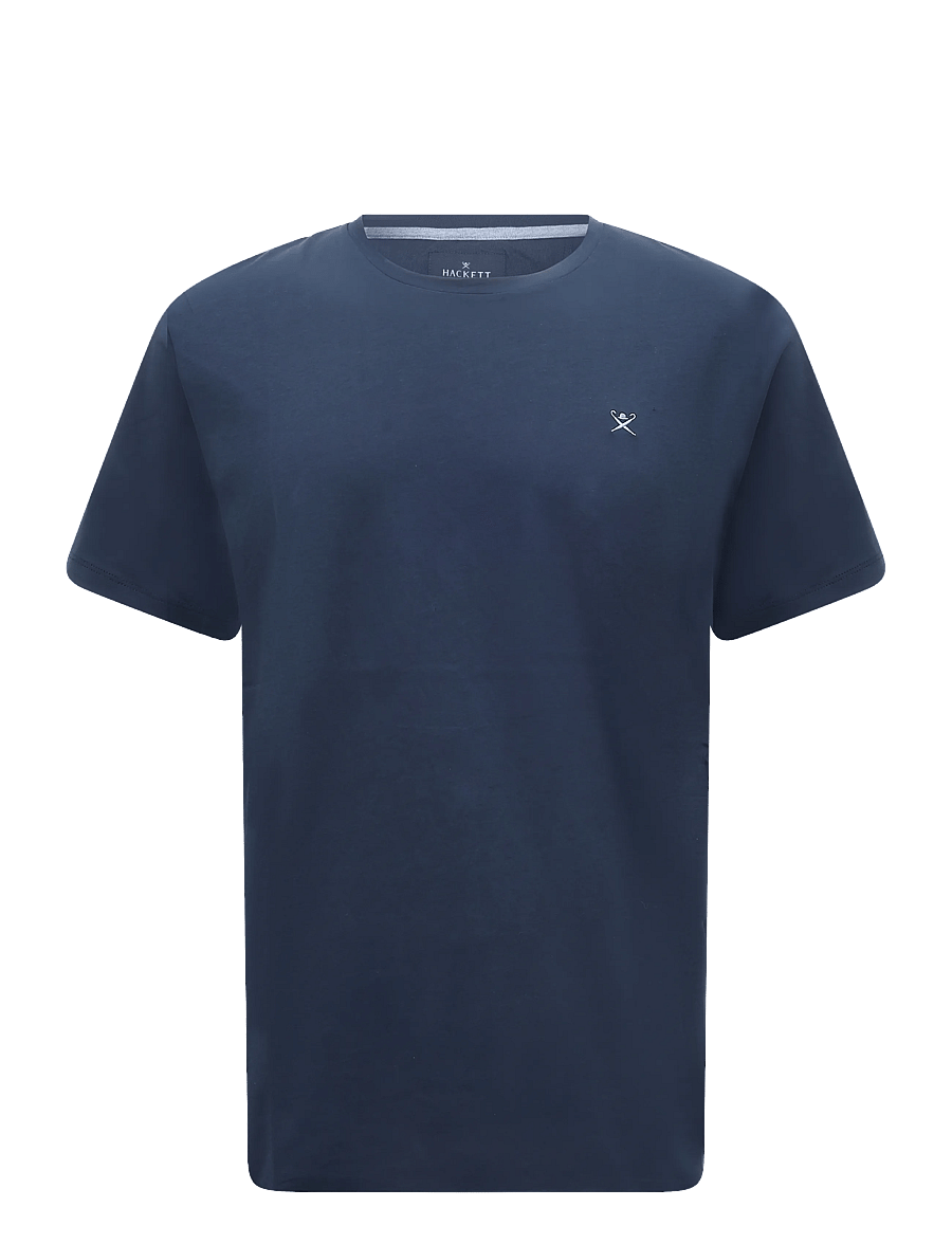 Hackett London - SS LOGO TEE - kurzärmelige t-shirts - navy - 0