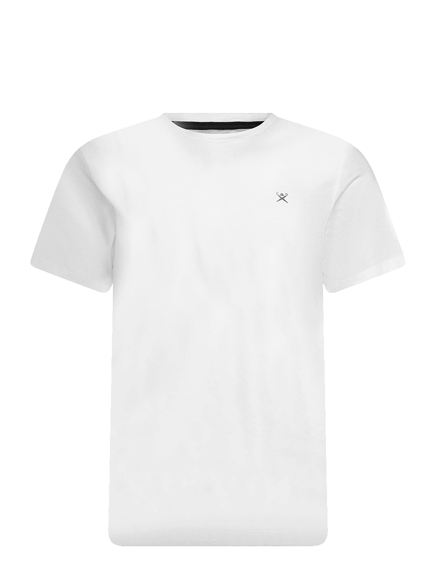Hackett London - SS LOGO TEE - kurzärmelige t-shirts - white - 0