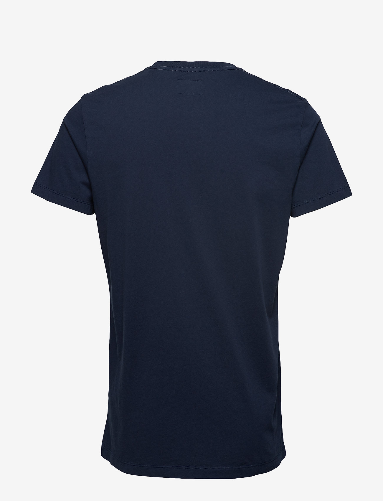 Hackett London - SS LOGO TEE - laisvalaikio marškinėliai - 5cynavy/grey - 1