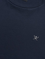 Hackett London - SS LOGO TEE - laisvalaikio marškinėliai - 5cynavy/grey - 4