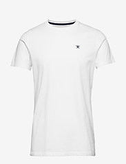 Hackett London - SS LOGO TEE - basic t-shirts - 800white - 0