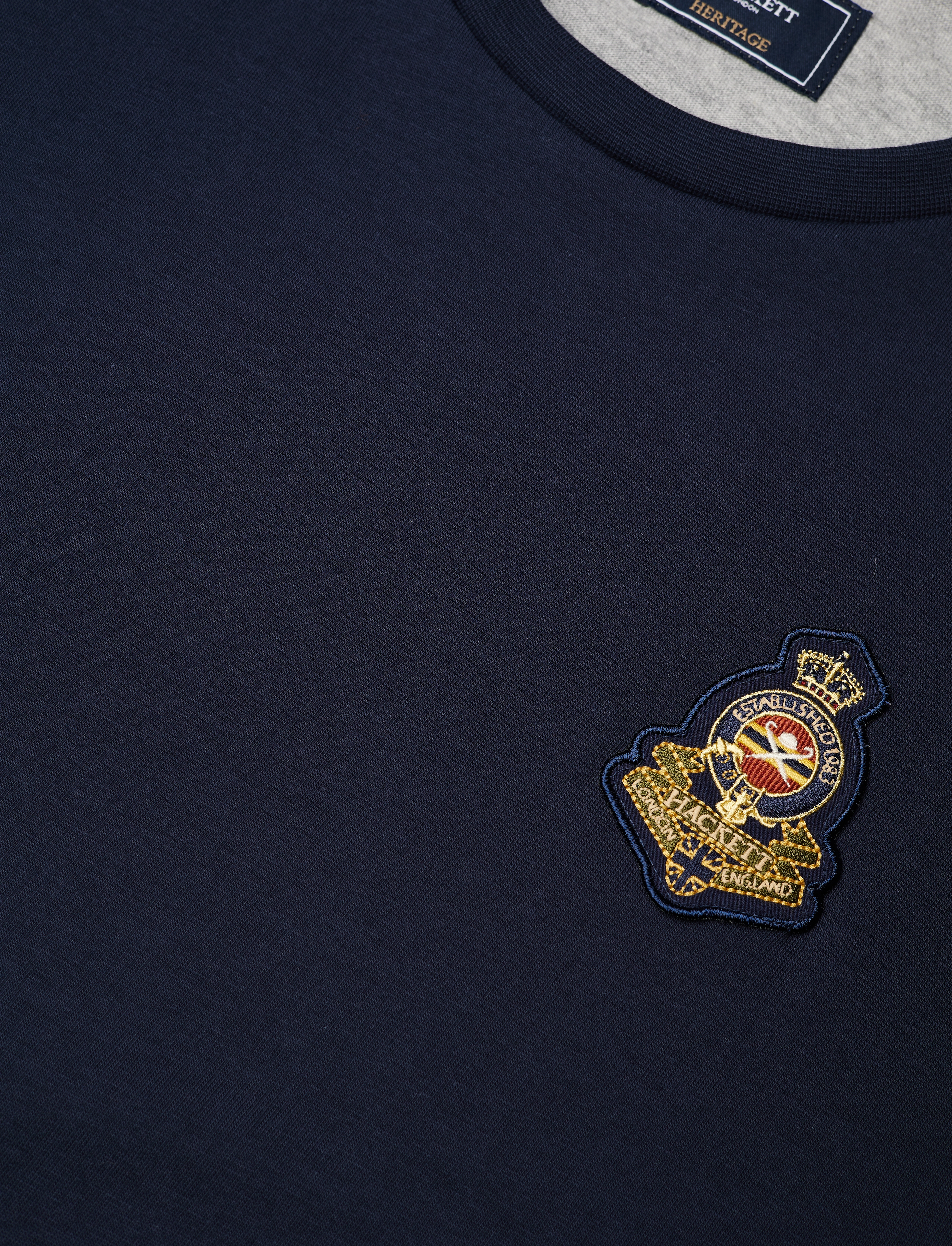 Hackett London - HERITAGE MULTI TEE - navy blazer - 2