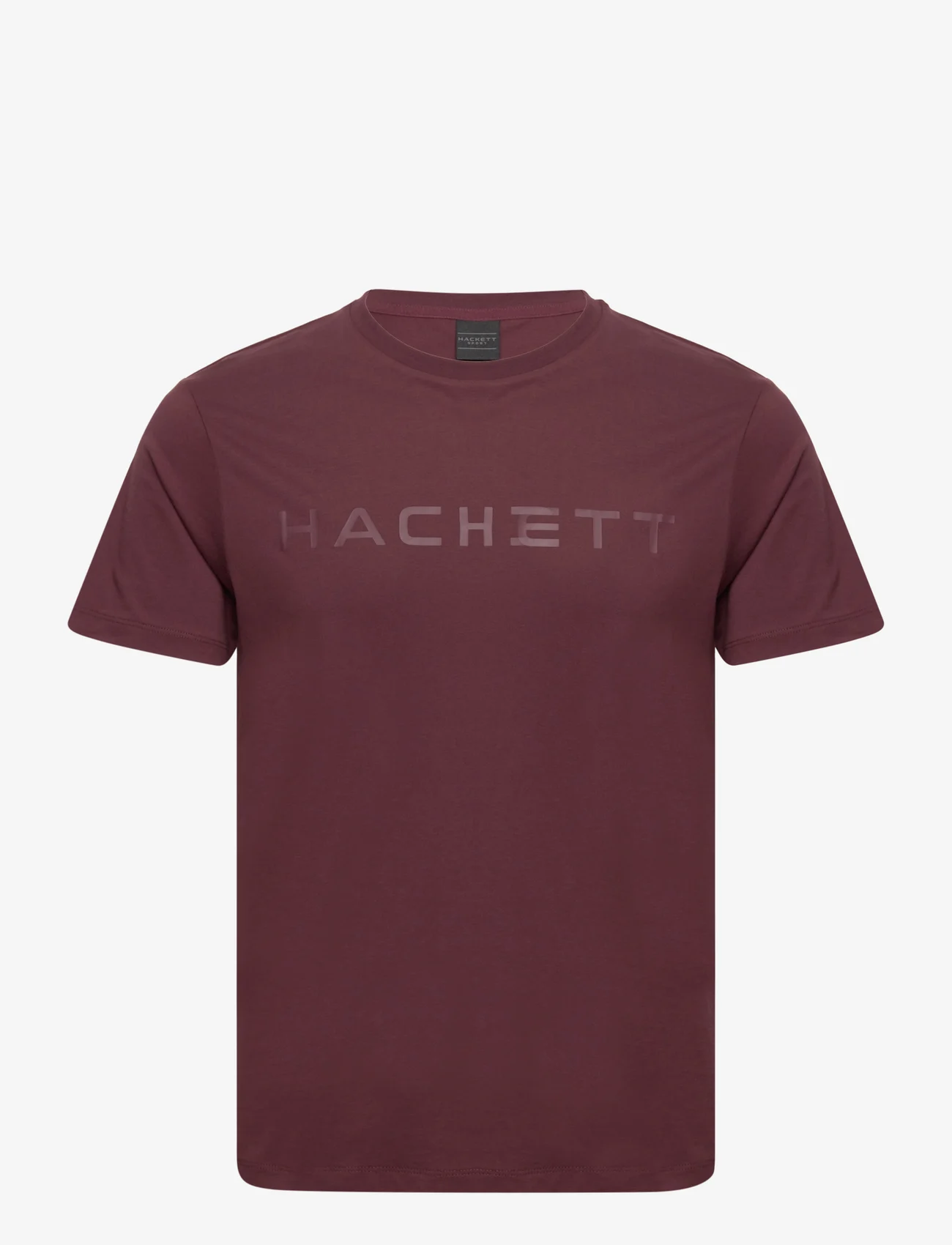 Hackett London - ESSENTIAL TEE - basis-t-skjorter - maroon red - 0