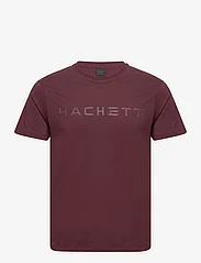 Hackett London - ESSENTIAL TEE - perus t-paidat - maroon red - 0