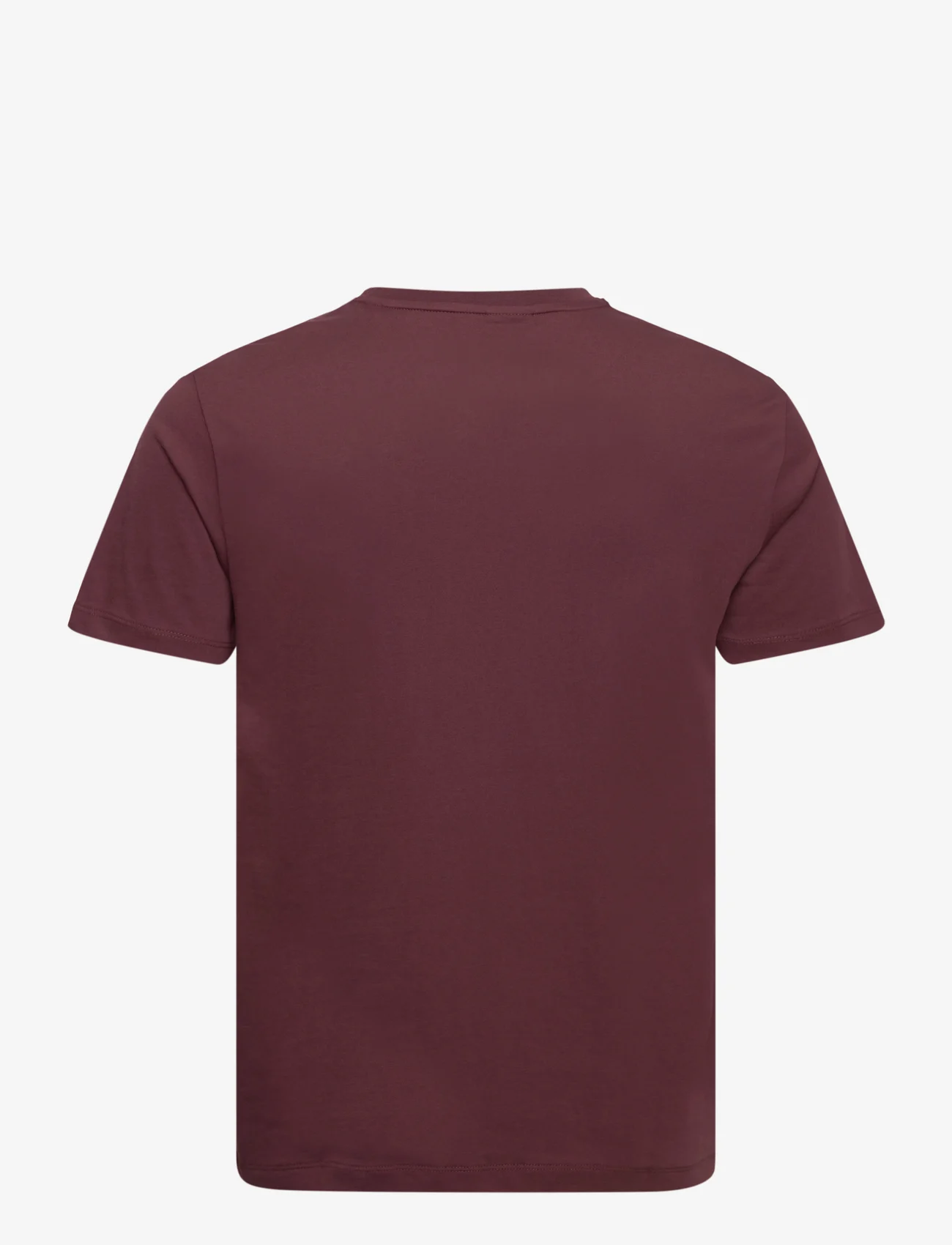 Hackett London - ESSENTIAL TEE - basis-t-skjorter - maroon red - 1