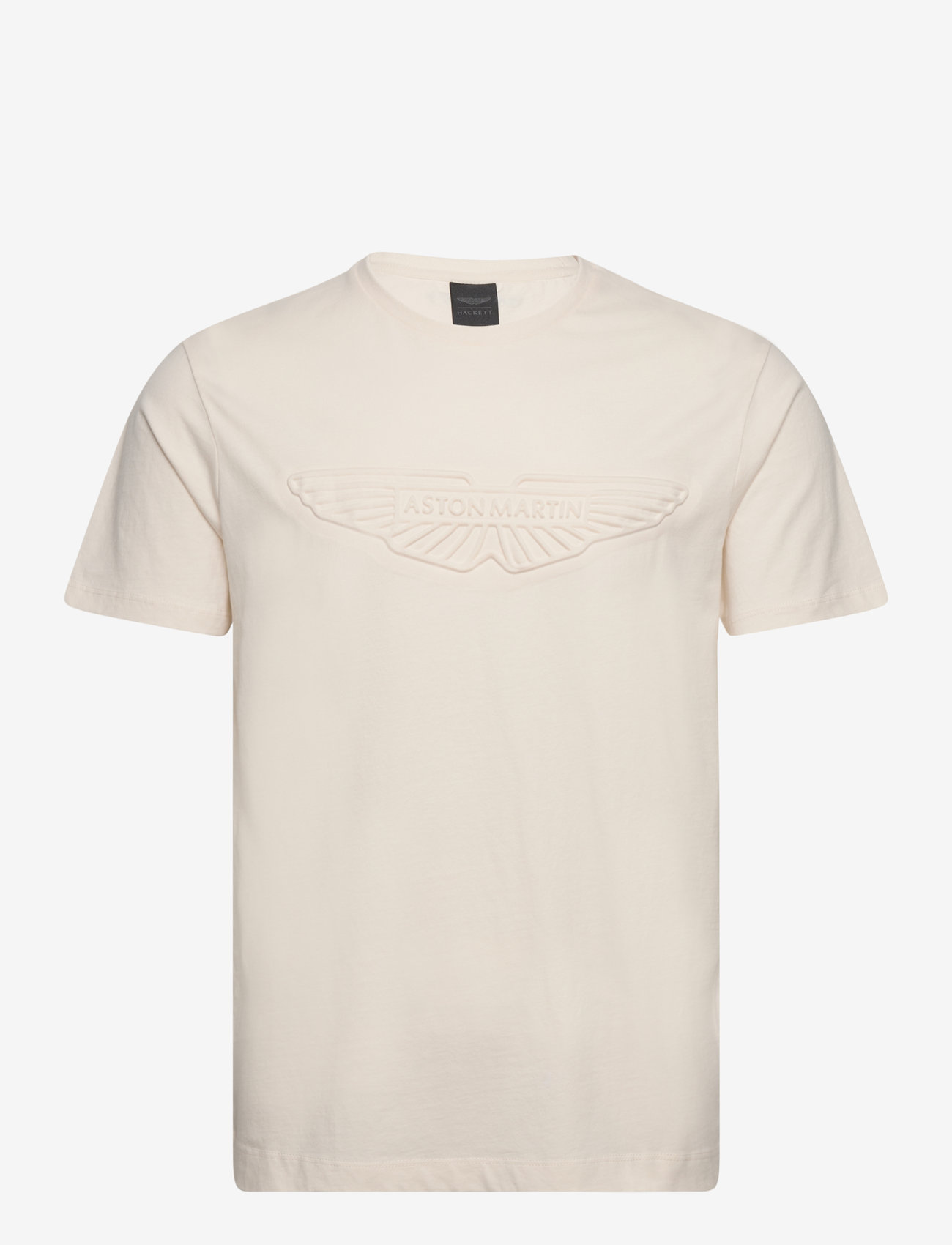 Hackett London - AM EMBOSS TEE - ecru white - 0