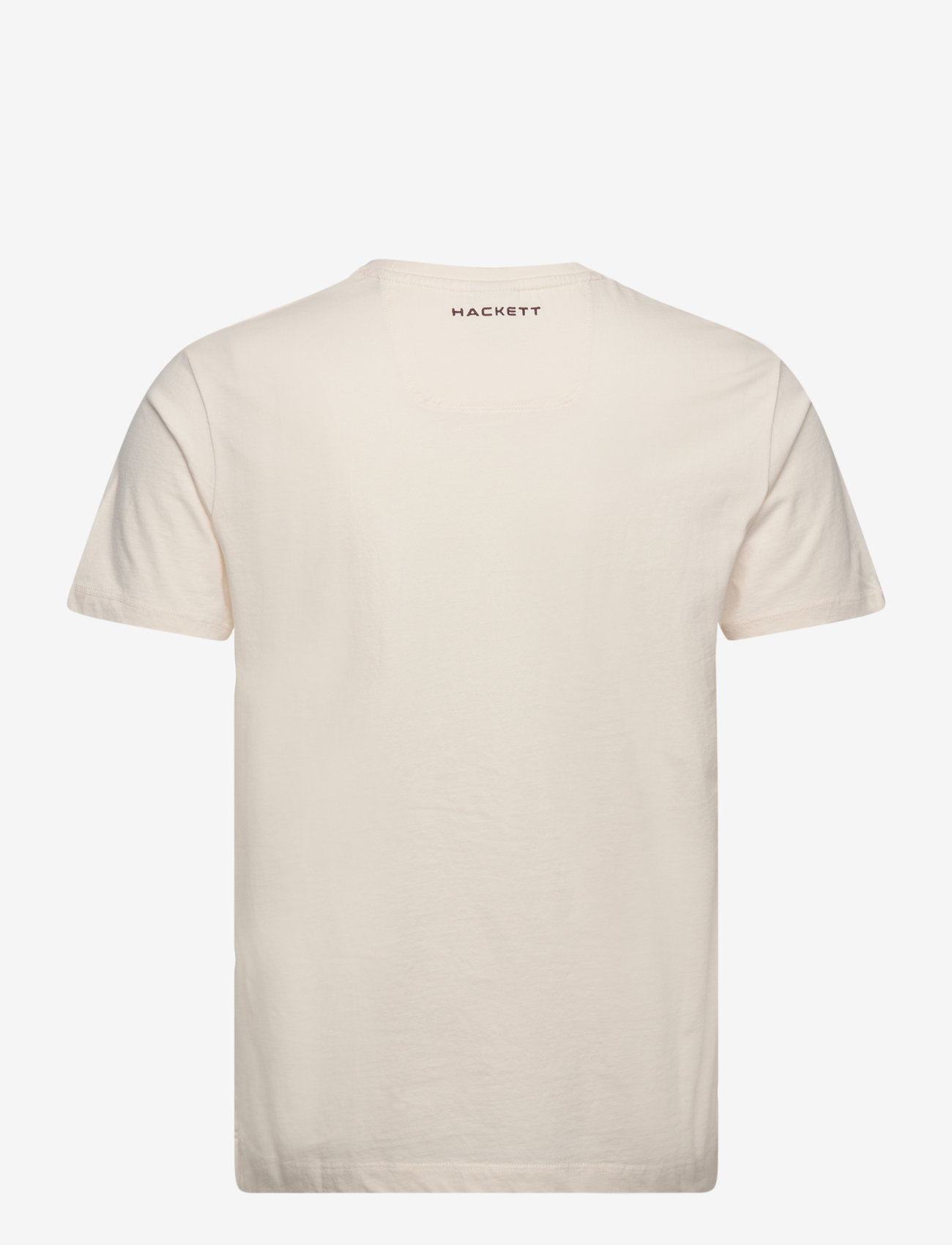 Hackett London - AM EMBOSS TEE - ecru white - 1