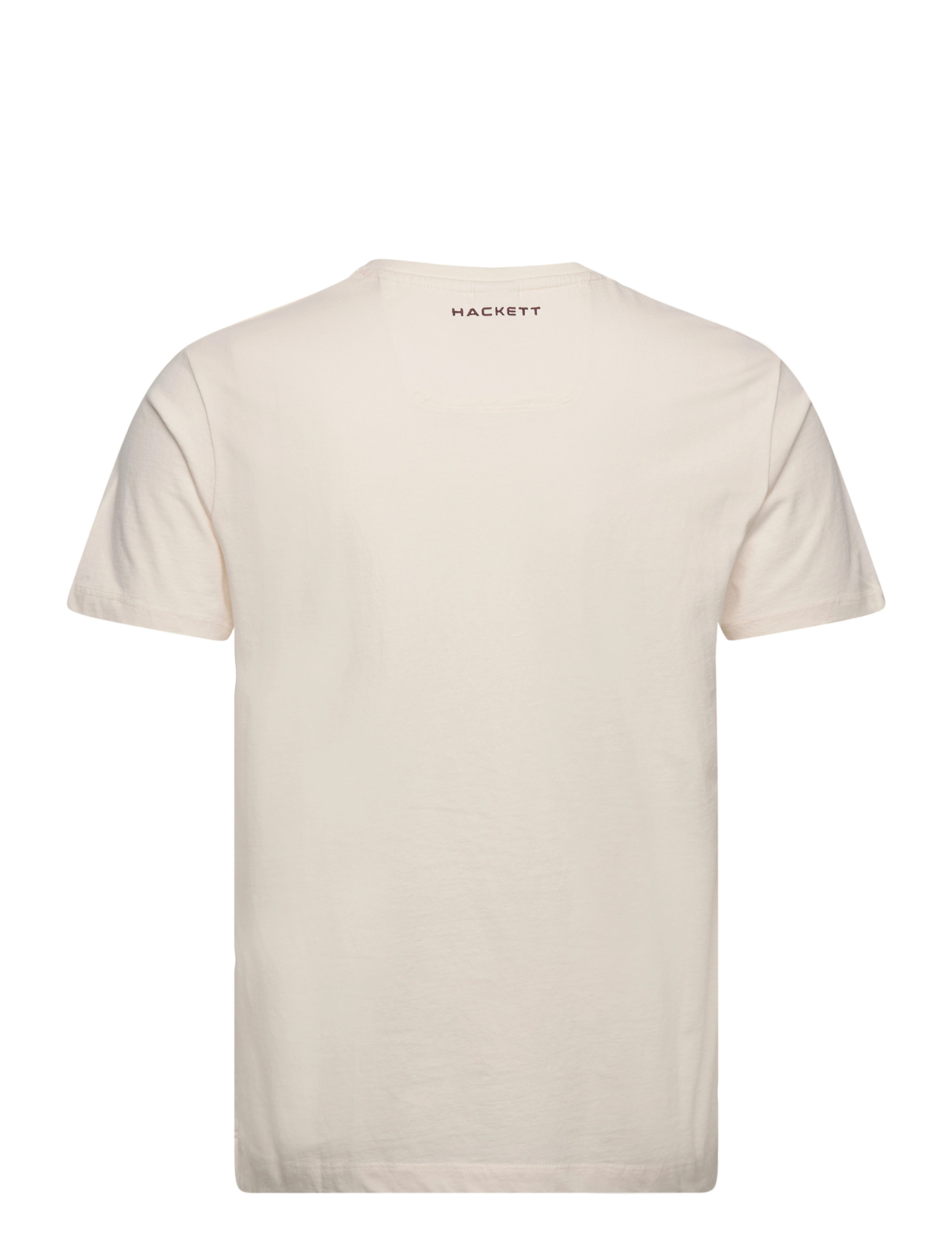 Hackett London - AM EMBOSS TEE - ecru white - 1