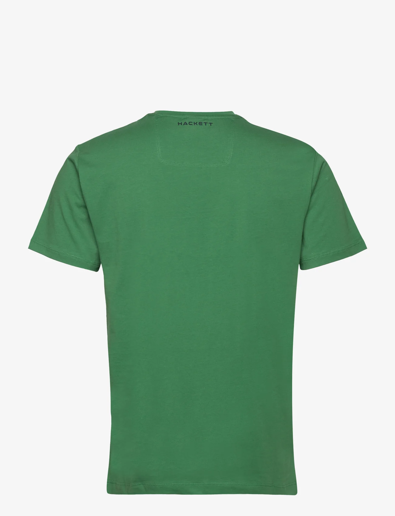 Hackett London - AM EMBOSS TEE - kortærmede t-shirts - green - 1