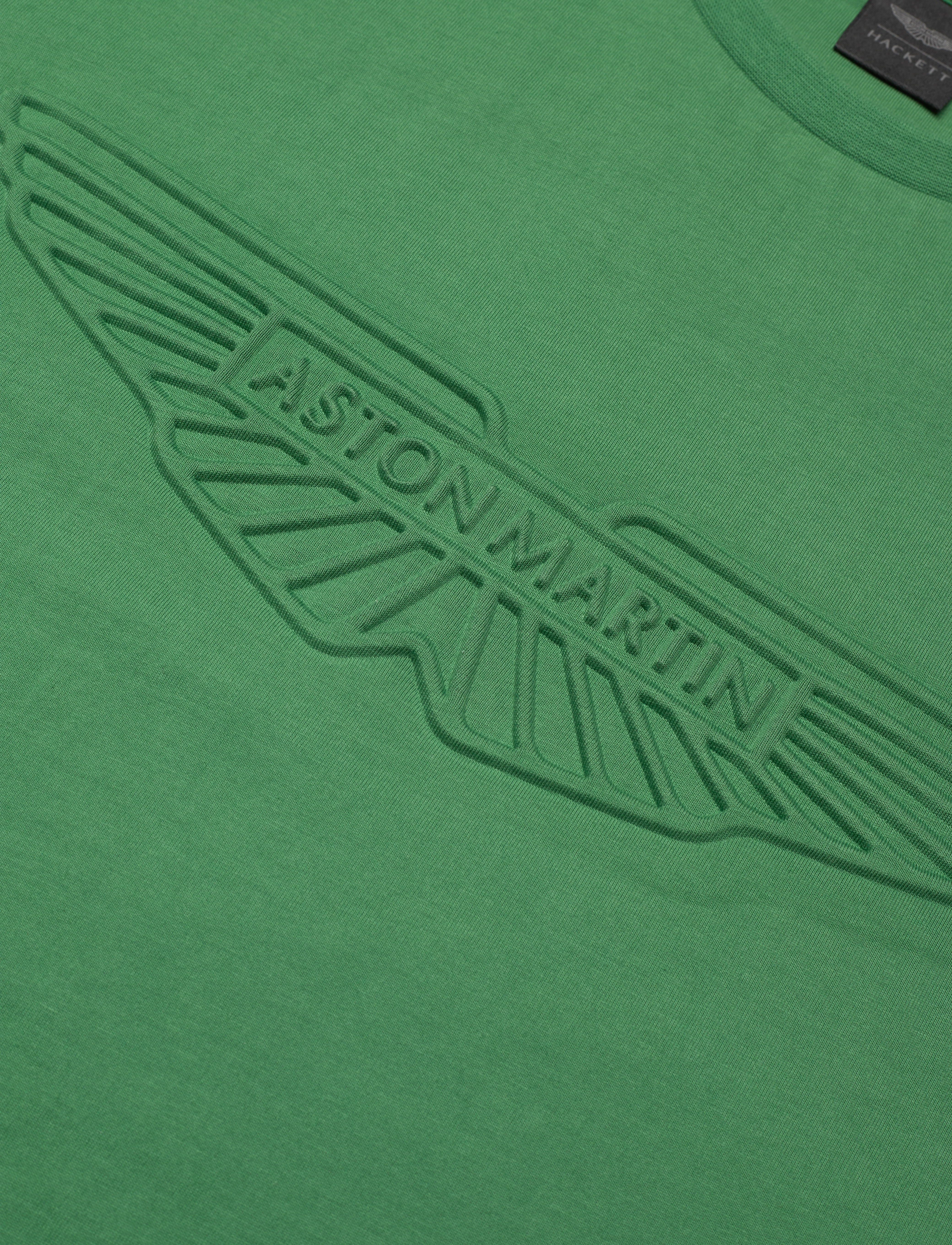 Hackett London - AM EMBOSS TEE - green - 2