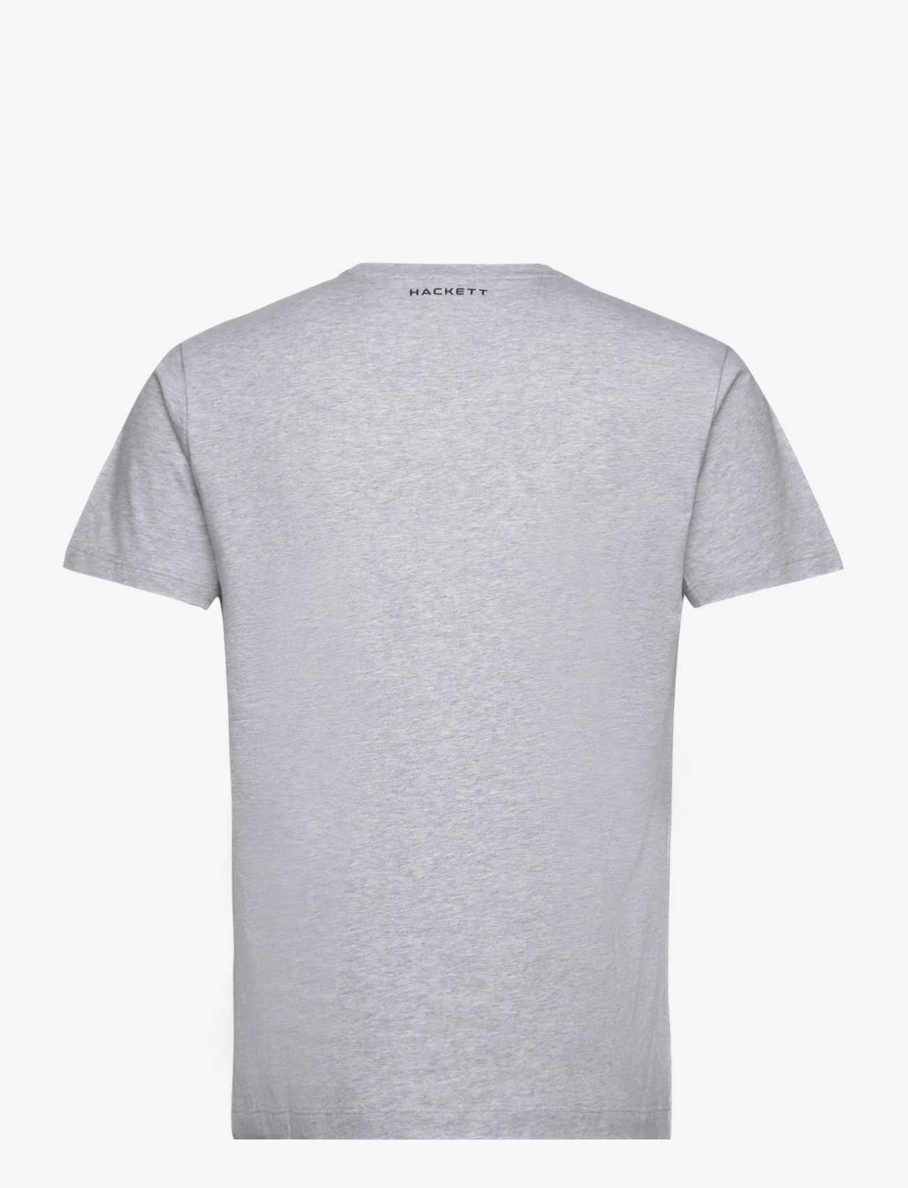Hackett London - AM EMBOSS TEE - short-sleeved t-shirts - ice grey - 1