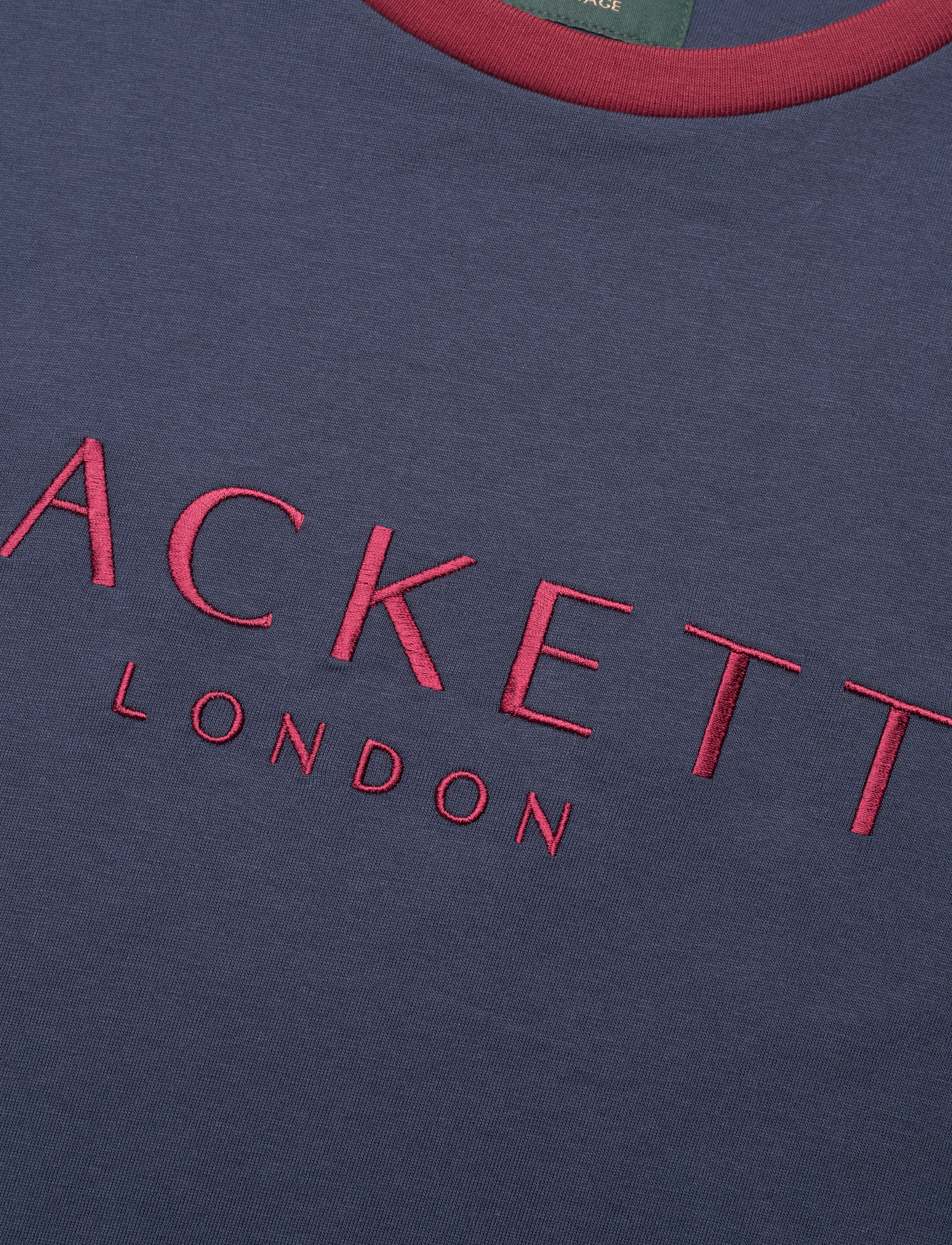 Hackett London - HERITAGE CLASSIC TEE - navy blue - 2