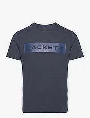 Hackett London - HS HACKETT TEE - kortärmade t-shirts - navy blue - 0