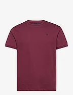 JERSEY TIPPED TEE - BERRY PURPLE