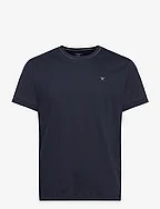 JERSEY TIPPED TEE - NAVY BLUE